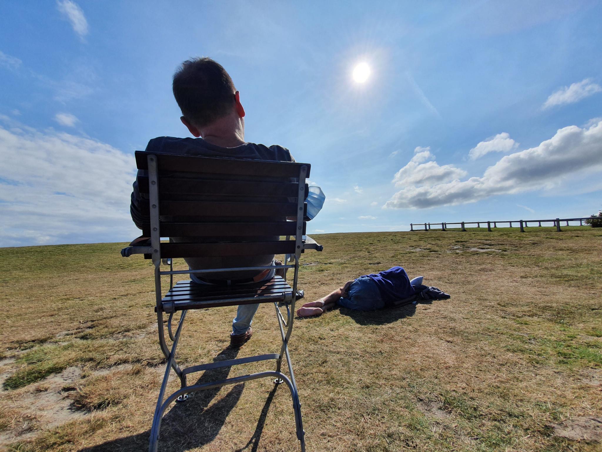 Schlafen unter freiem Himmel an der Domäne Bill.jpg