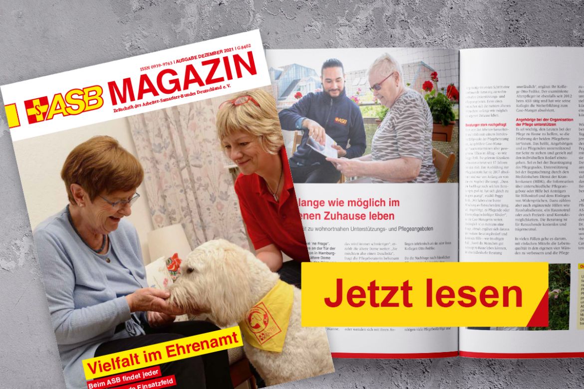 Die Dezember-Ausgabe des ASB Magazins ist da!