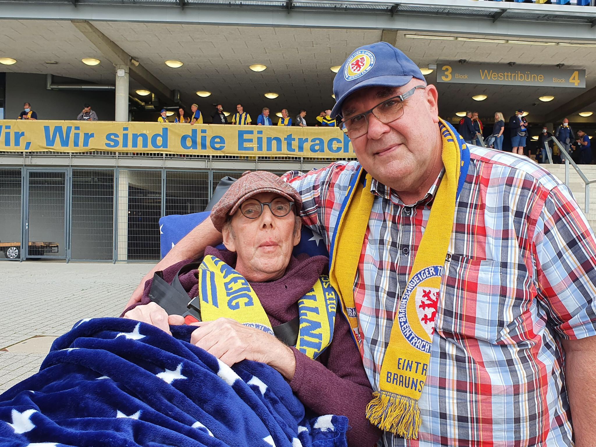 Einmal noch ins Eintracht-Stadion