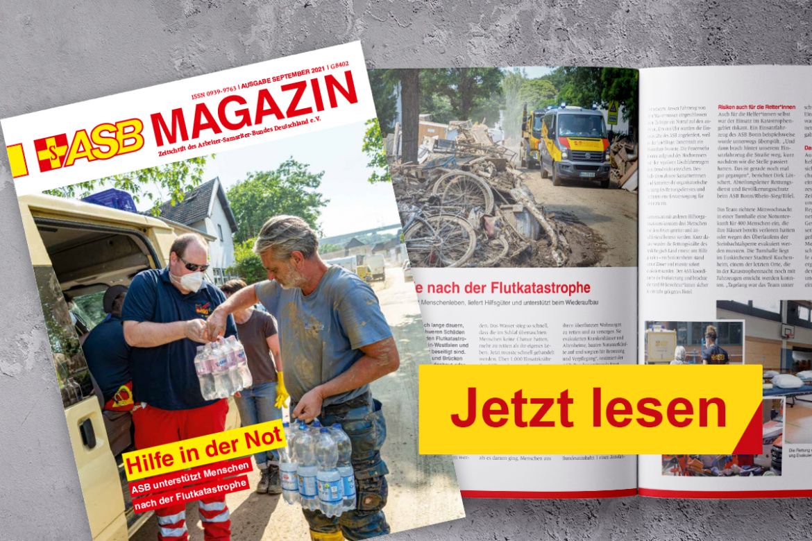 Die September-Ausgabe des ASB Magazins ist da!