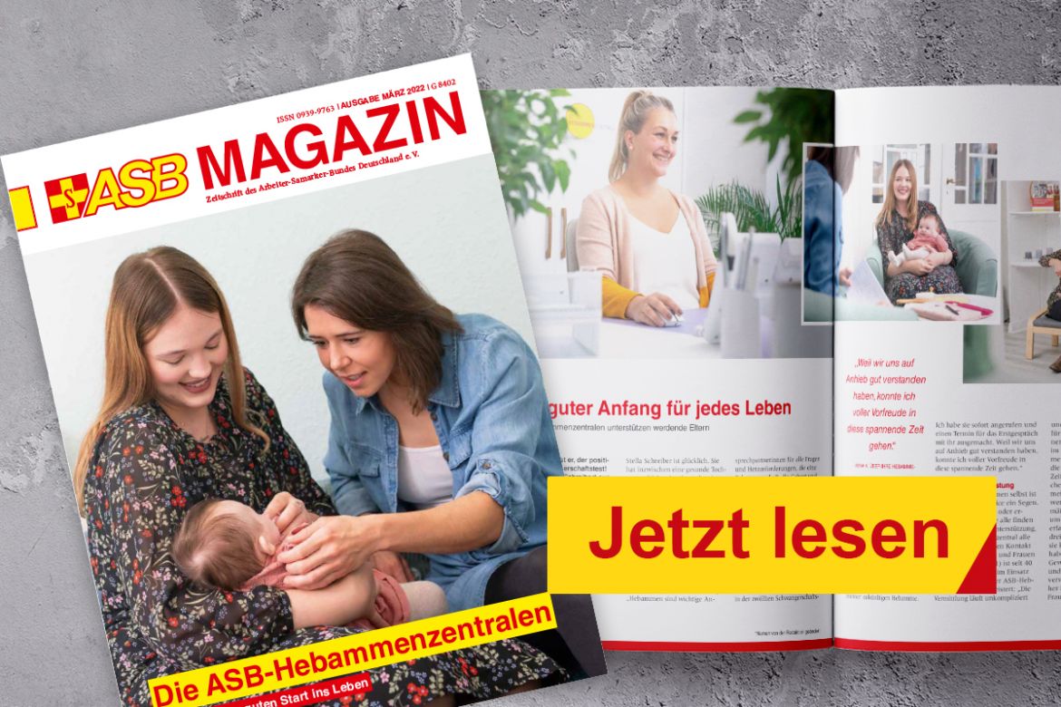 Die März-Ausgabe des ASB Magazins ist da!