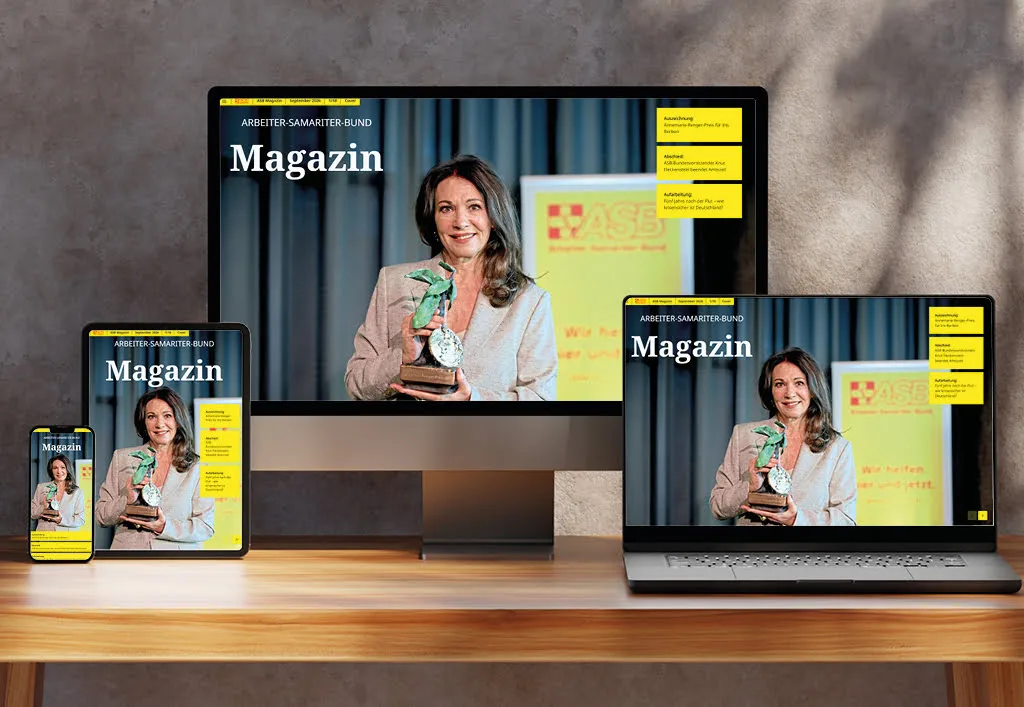 Die Septemberausgabe des ASB Magazins: Was unsere Gesellschaft zusammenhält